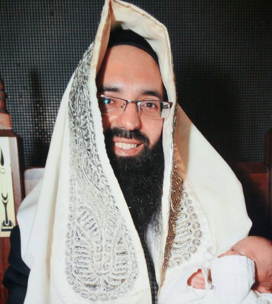 ברית בה הרב שימש כסנדק